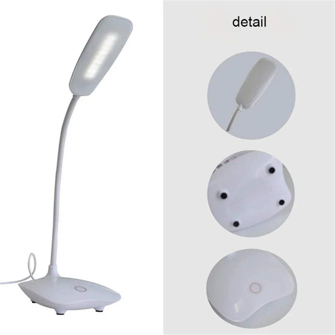 LED Desk Lamp Foldable Dimmable Touch Table Lamp DC5V USB Powered table Light 6000K night light touch dimming portable lamp