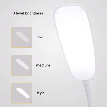 LED Desk Lamp Foldable Dimmable Touch Table Lamp DC5V USB Powered table Light 6000K night light touch dimming portable lamp